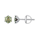 925 Sterling Silver Moissanite 1.00 Carat Earrings Size 7.0mm for Women
