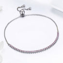 925 Sterling Silver Bracelet 27cm for Women