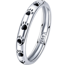 925 Sterling Silver Ring for Women - Size 5.0, Width 0.3cm
