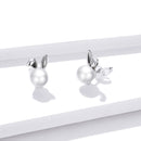 925 Sterling Silver Earrings with Quality Shell Pearl