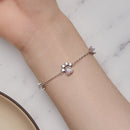 925 Sterling Silver Translucent Opal Bracelets for Women