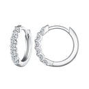 925 Sterling Silver 2.0mm Moissanite Earrings for Women