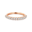 925 Sterling Silver Moissanite 0.03ct Ring Size 6A for Women