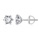S925 Sterling Silver 2.00 Carat Moissanite Earrings for Women