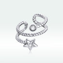 925 Sterling Silver Oxidized Silver Pavé Setting CZ Earrings