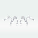 925 Sterling Silver Oxidized Earrings for Women
