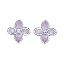 925 Sterling Silver Earrings with Enamel Process for Women