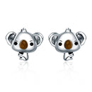 925 Sterling Silver Earrings 1.1*1.2cm for Women