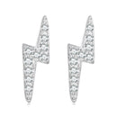 925 Sterling Silver Earrings with Pavé Setting CZ for Women
