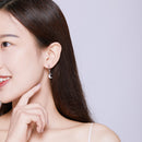 925 Sterling Silver Earrings 2.6x0.7cm for Women