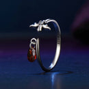 925 Sterling Silver Ring with 0.6 Carat CZ for Women