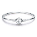 925 Sterling Silver Adjustable Bracelet Style Nan Size 17cm for Men