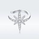 925 Sterling Silver Plated Platinum Pavé Setting CZ Earrings for Women