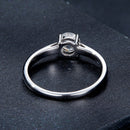 925 Sterling Silver Moissanite Ring 0.6 Carat Size 6 for Women
