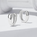 925 Sterling Silver Oxidized Earrings 12x5mm for Women
