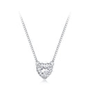 925 Sterling Silver 4mm 0.245ct Moissanite Necklace for Women