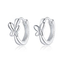 925 Sterling Silver Plated Platinum Earrings for Women
