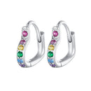 925 Sterling Silver Earrings with Pavé Setting CZ for Women
