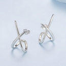 925 Sterling Silver Oxidized Silver Earrings