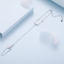 925 Sterling Silver Bracelet with Pavé Set CZ in White Gold 15+6cm