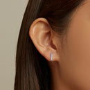 S925 Sterling Silver Enamel Oxidized Earrings for Women