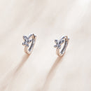 925 Sterling Silver Plated Platinum Earrings for Women