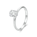 925 Sterling Silver Moissanite 1ct Ring Size 8