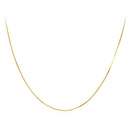 925 Sterling Silver + Plated White Gold 40cm Necklace