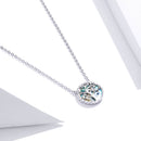 925 Sterling Silver Adjustable Mica Necklace for Women