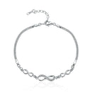 925 Sterling Silver Bracelet 22CM for Women