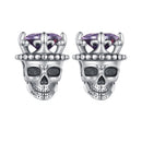 925 Sterling Silver Earrings with Pavé Setting CZ 10*9mm for Women
