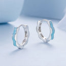 925 Sterling Silver Enamel Plated Earrings for Women