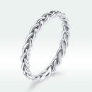 925 Sterling Silver Oxidized 0.20cm Ring Size 9 for Women