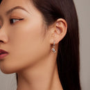 925 Sterling Silver Plated Platinum Earrings