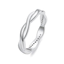 925 Sterling Silver Pavé Setting CZ Ring