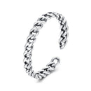 925 Sterling Silver Oxidized Silver Ring for Women