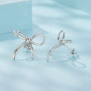 925 Sterling Silver Earrings in Oxidized Finish - Size 1.7*1.8cm for Women