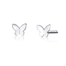 925 Sterling Silver & Platinum Plated Earrings
