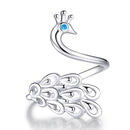 925 Sterling Silver Plated Platinum Pavé Setting CZ Ring for Women