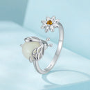 925 Sterling Silver Width 1.8mm Pavé Setting CZ Luminous Stone Ring