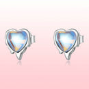 925 Sterling Silver Moonstone Earrings for Women