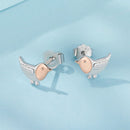 925 Sterling Silver Earrings for Women - 0.6*0.8cm