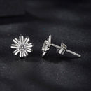 925 Sterling Silver Moissanite 0.3cm Earrings for Women