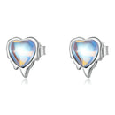 925 Sterling Silver Moonstone Earrings for Women
