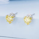 925 Sterling Silver Earrings with Pavé Setting CZ for Women