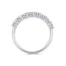 925 Sterling Silver Plated Moissanite Ring Size 5 for Women