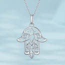 S925 Sterling Silver Plated Platinum Adjustable Necklace for Women