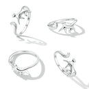 925 Sterling Silver Oxidized Ring for Women