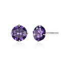 925 Sterling Silver Earrings with Pavé Setting CZ