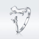 925 Sterling Silver Ring with 0.2cm Width and 1.2cm Claw Height